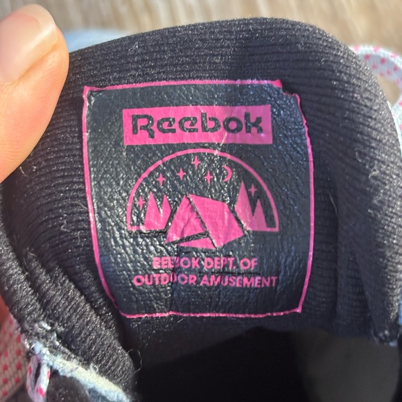 Reebok NANOFLEX TR Women's Blue and Pink Athletic Shoes - Picture 8 of 11